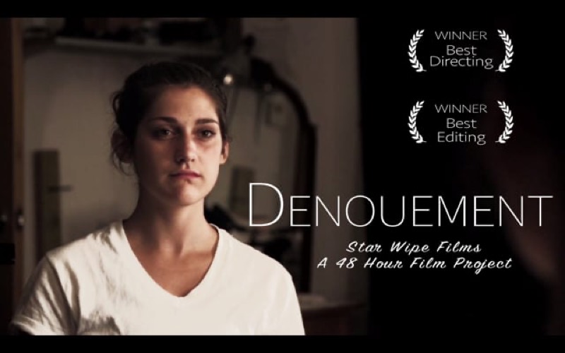 Still from the short film Denouement